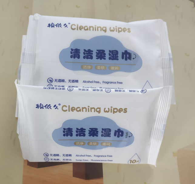 清洁湿巾礼品展示
